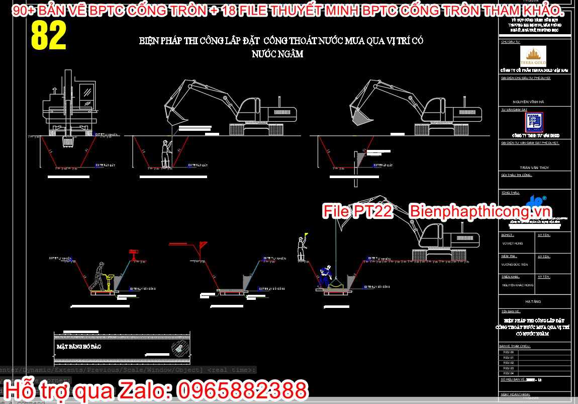 Biện pháp thi công lắp đặt cống thoát nước mưa (cống tròn).