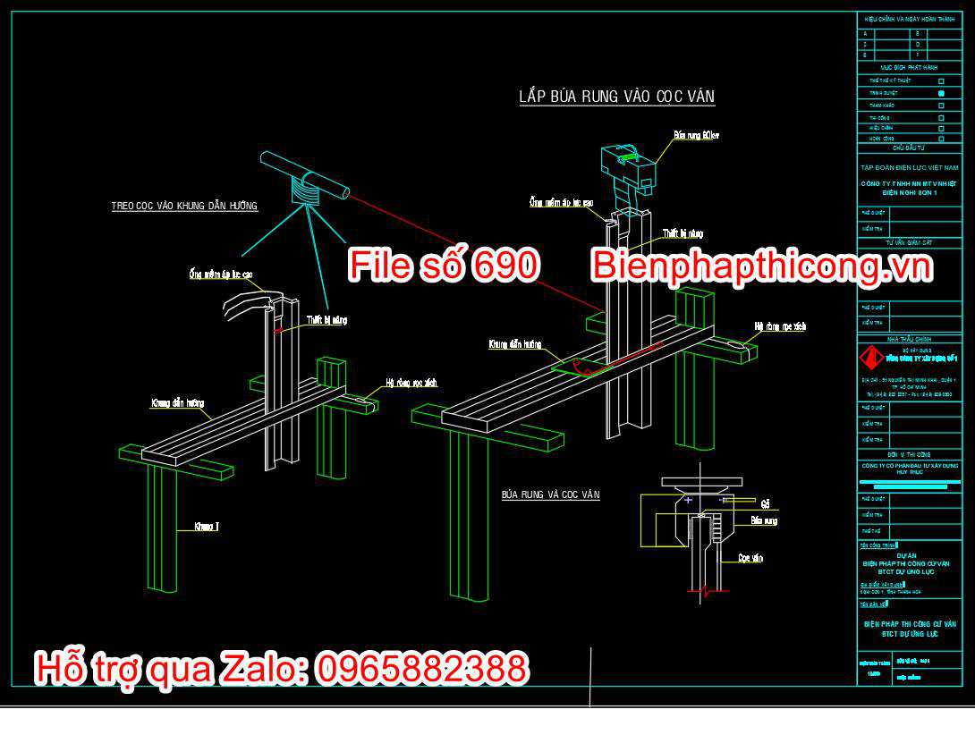 File bản vẽ bptc cọc cừ btct