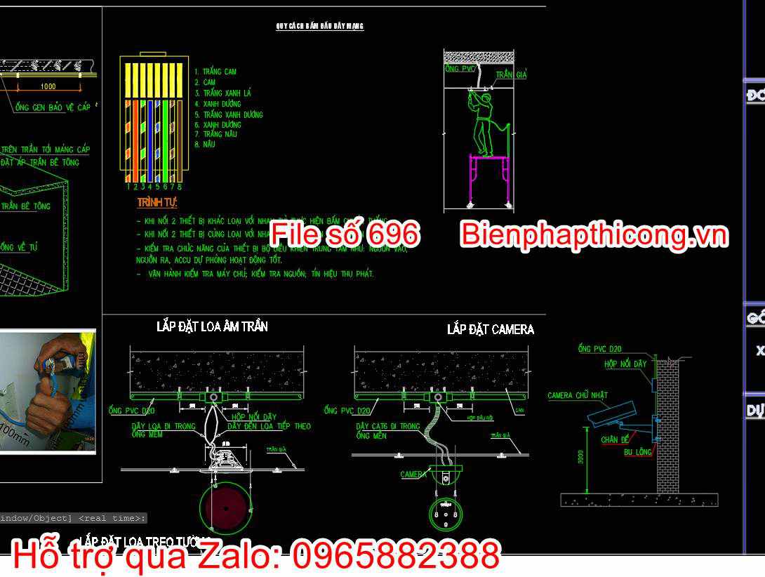 Biện pháp bấm đầu dây mạng điện nhẹ