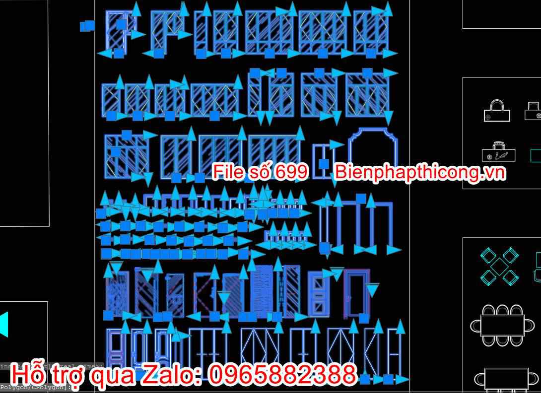 Tải thư viện block cửa cad