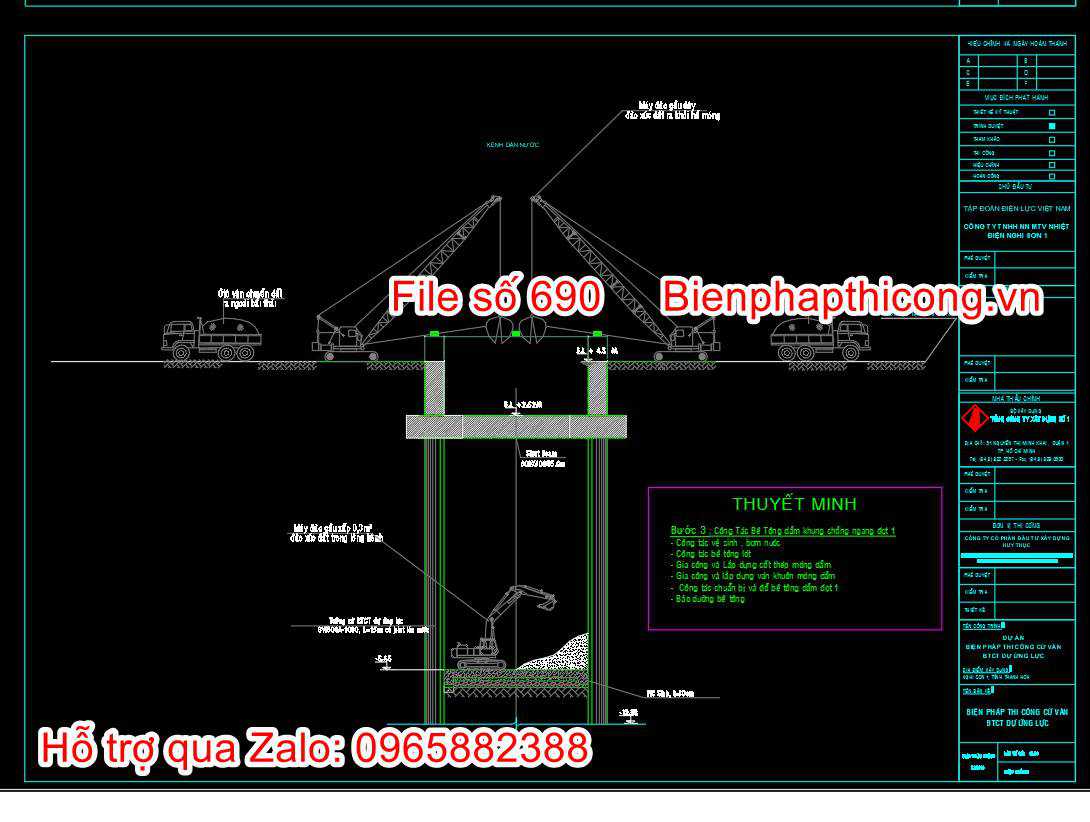 File bản vẽ đào đất kênh thoát nước.