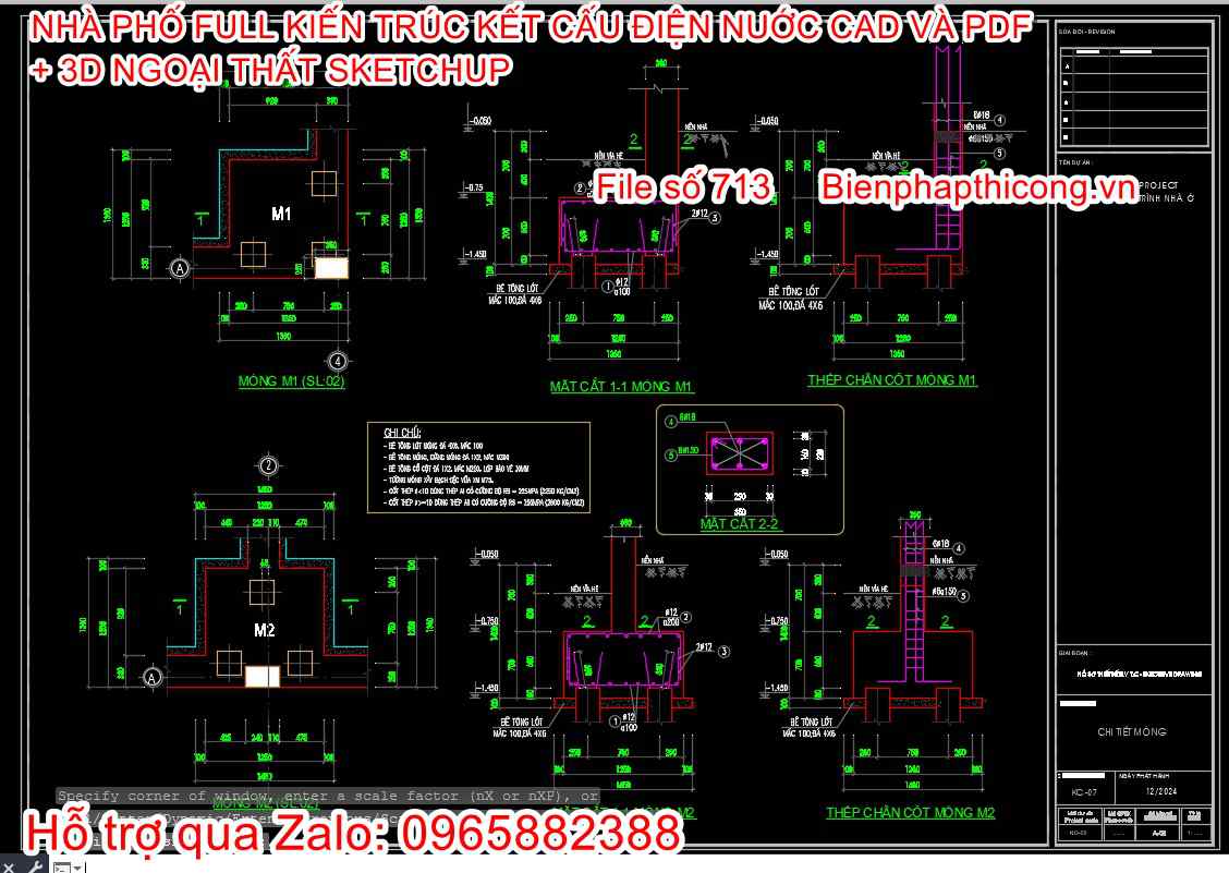 Bản vẽ nhà phố 3 tầng 3 ngủ đẹp.