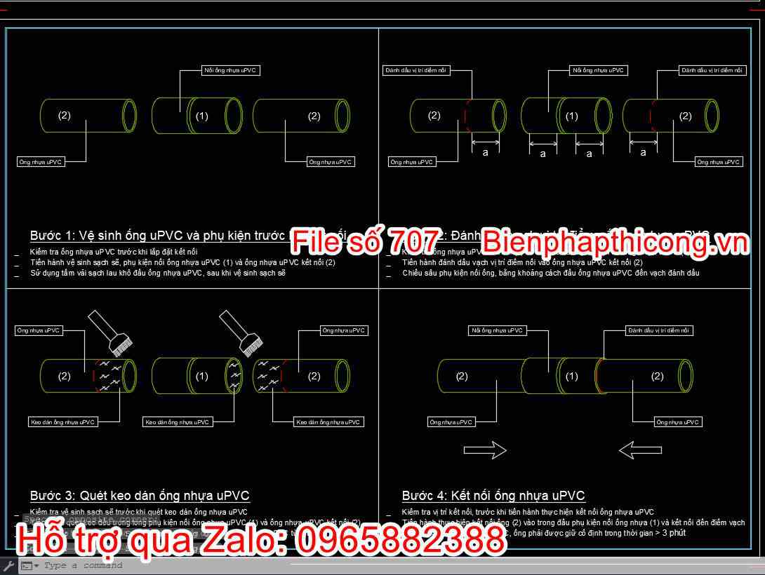 Bản vẽ bptc cáp viễn thông cad.
