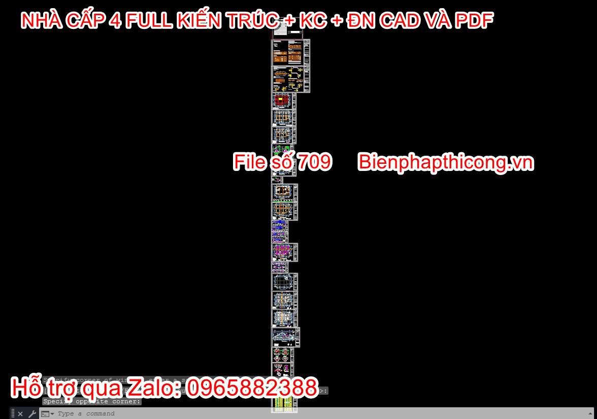 HSTK kết cấu nhà cấp 4 150m2 4 ngủ đẹp.