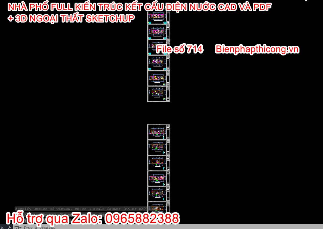Tải bản vẽ phần điện nước full cad.