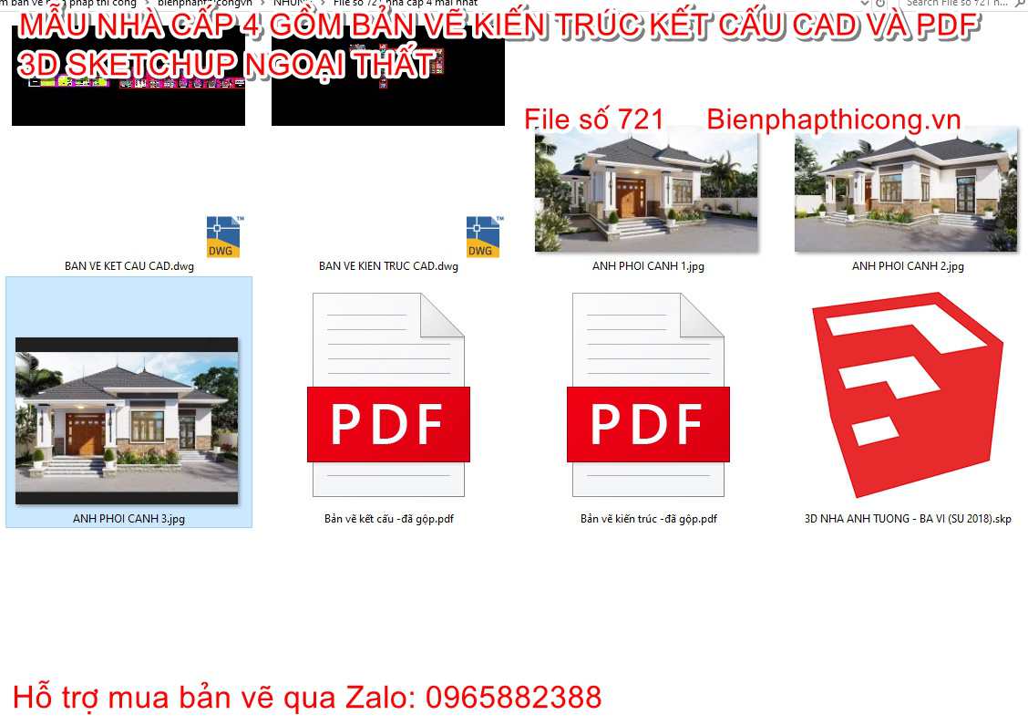 Tải bản vẽ thiết kế nhà cấp 4 mái nhật 12m x 11m 3 ngủ full.