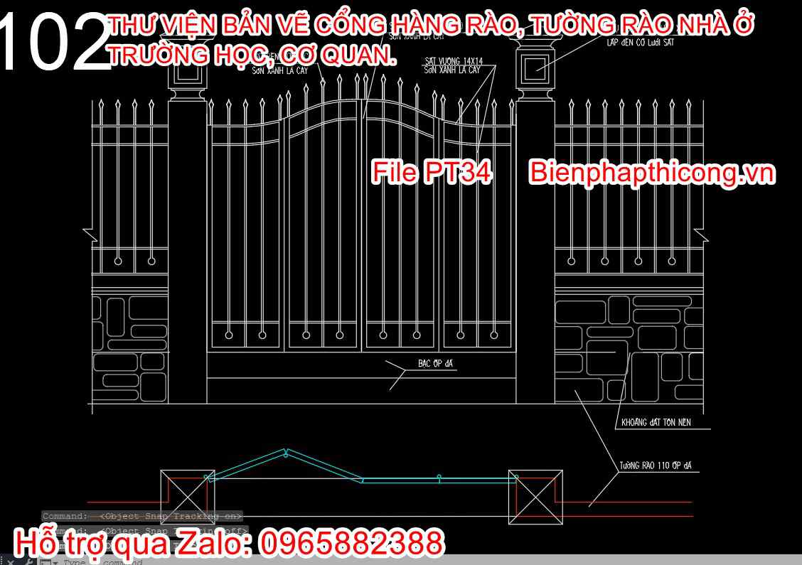 Bản vẽ thiết kế chi tiết sắt hộp cad.