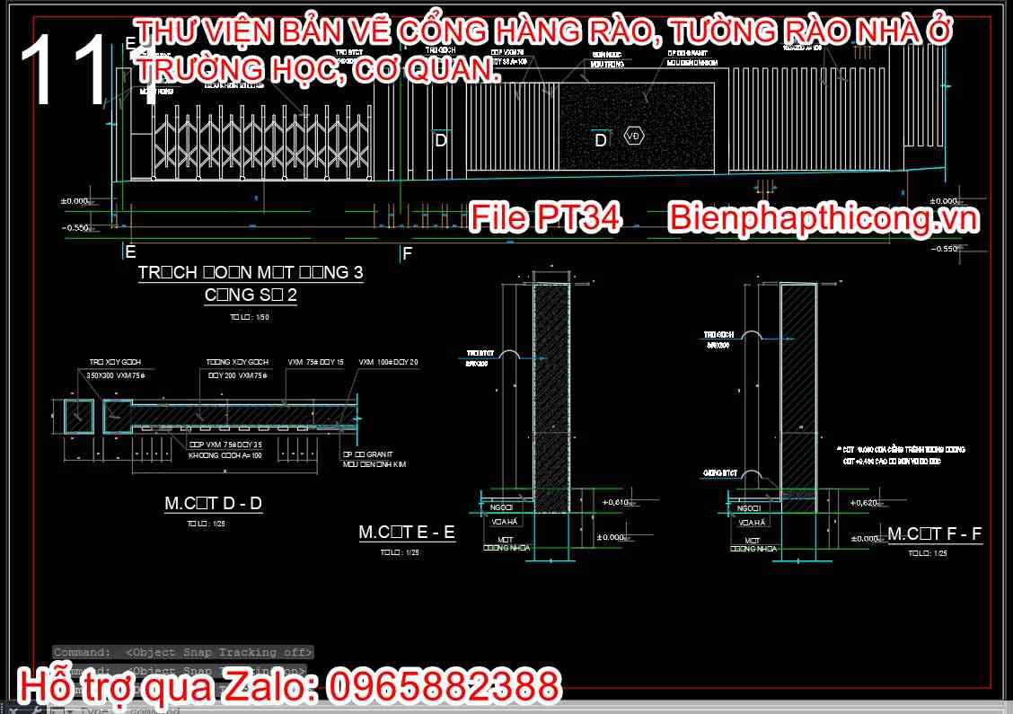 Mẫu bản vẽ thiết kế cổng xếp inox.