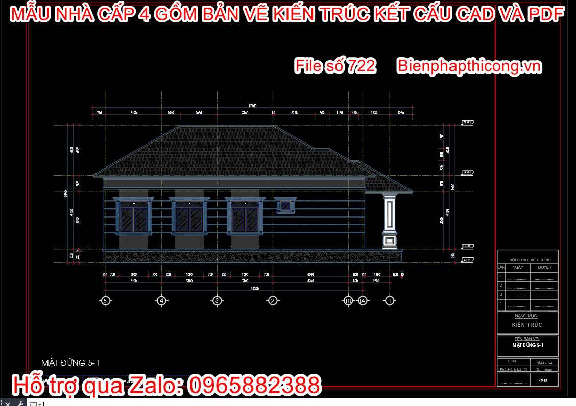 File thiết kế autocad nhà mái nhật mặt tiền 9m đẹp.