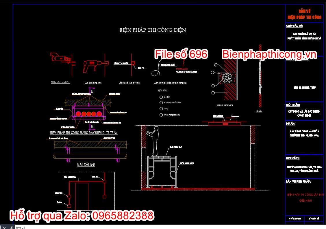 Biện pháp thi công điện.