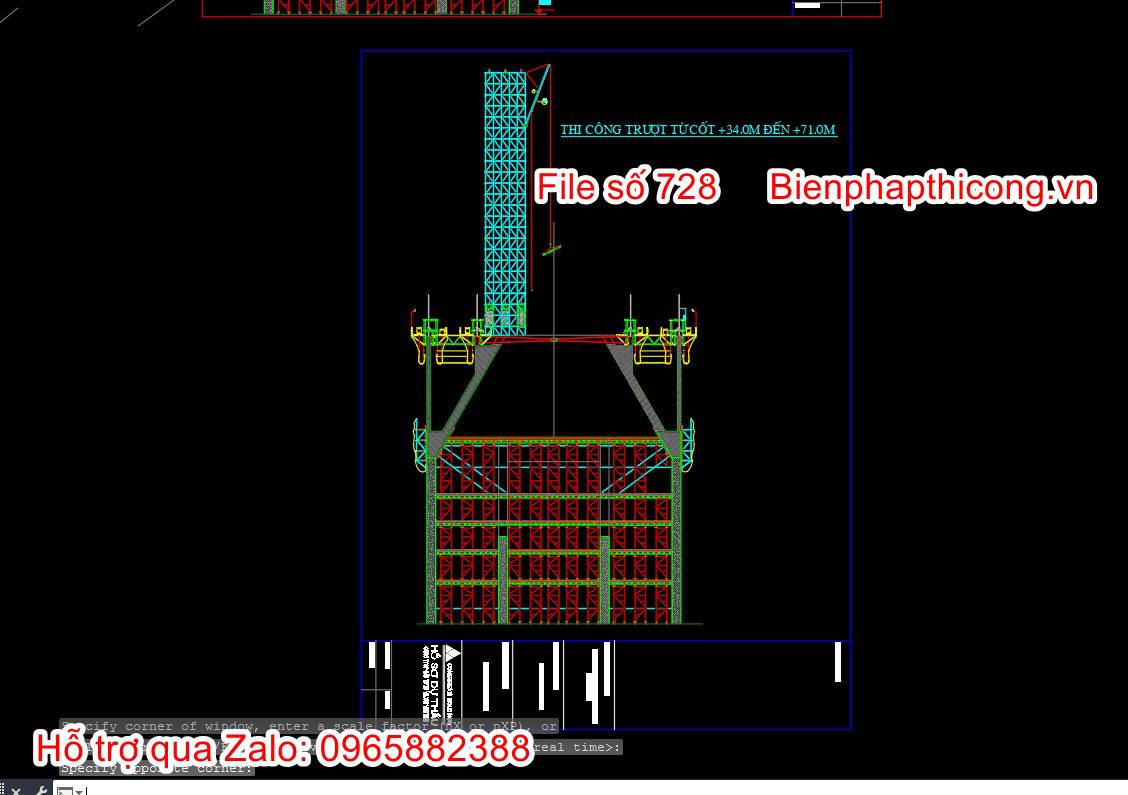 Tải bản vẽ biện pháp thi công silo xi măng.