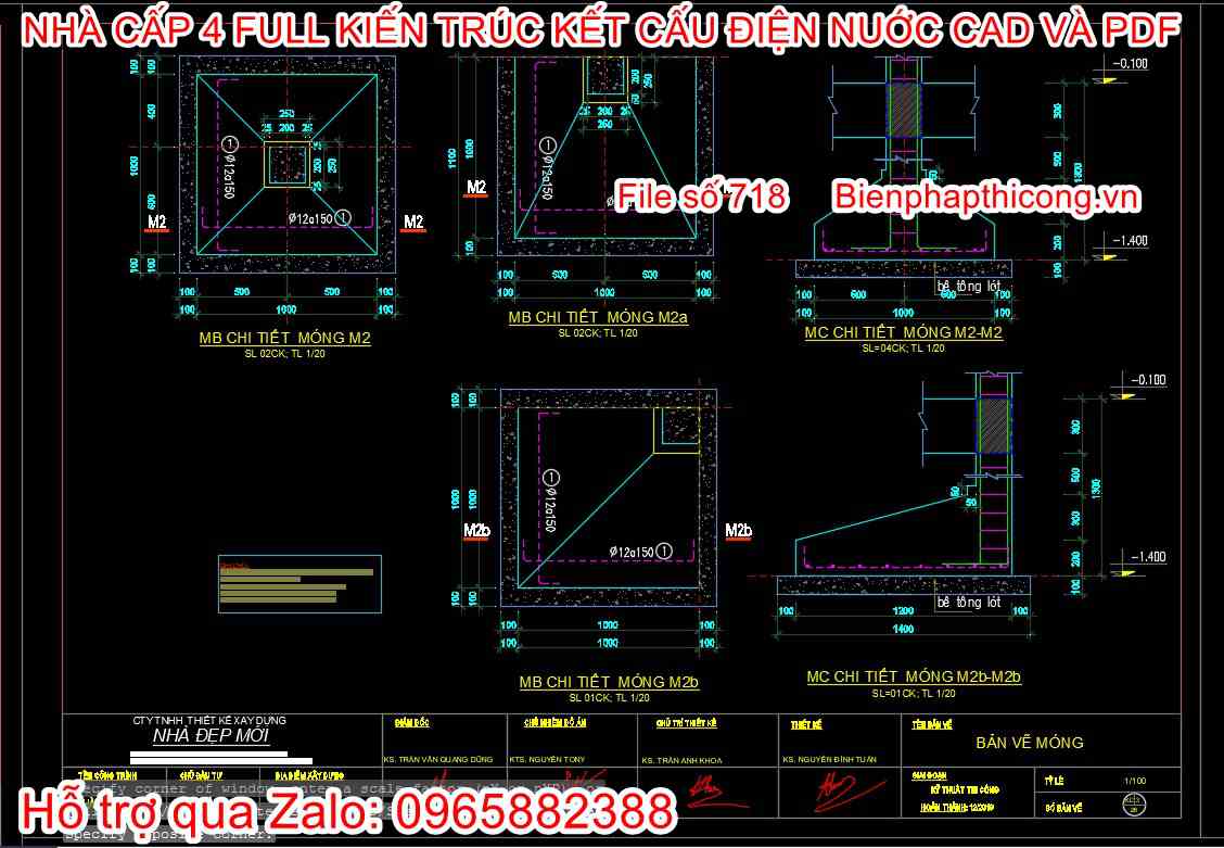 Bản vẽ xây dựng nhà cấp 4 500 triệu đến 700 triệu.