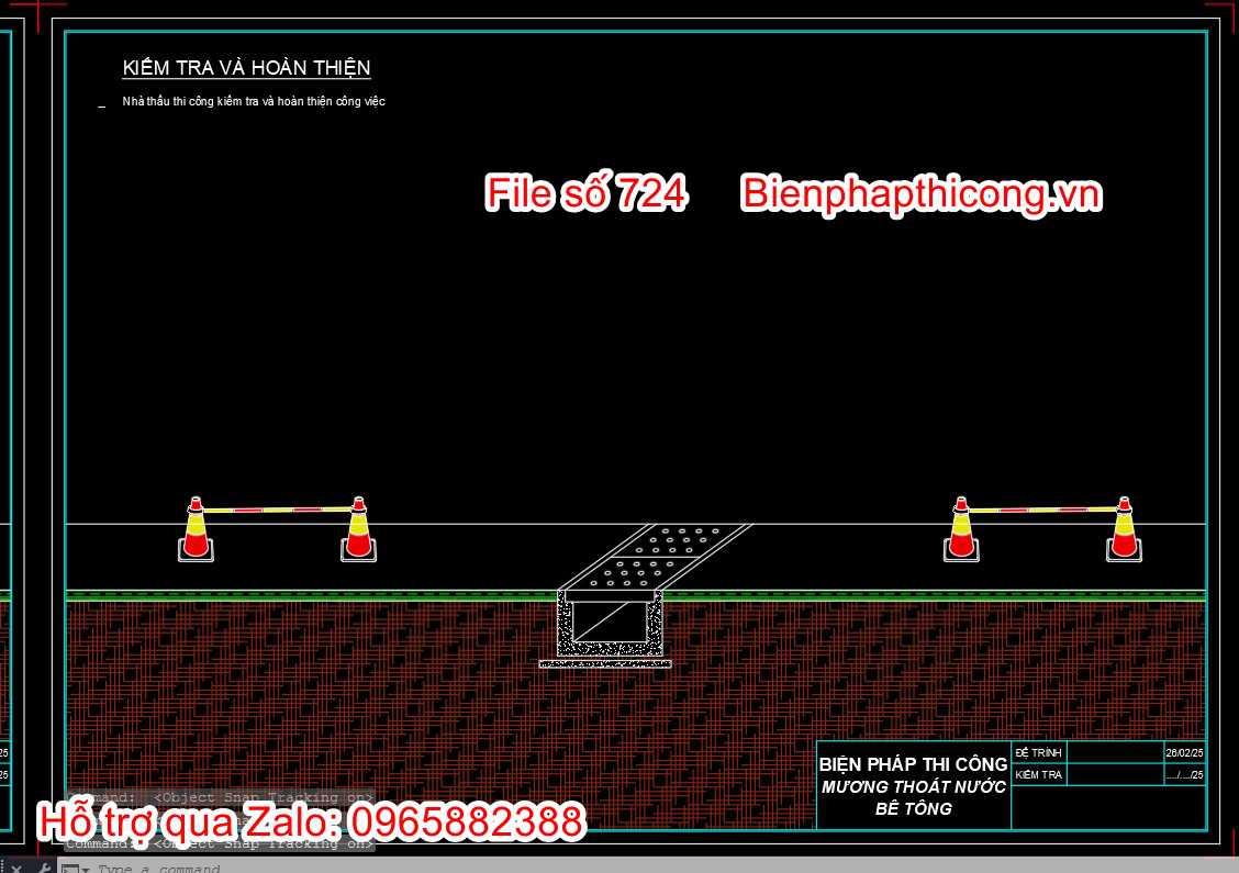 Kiểm tra và hoàn thiện.
