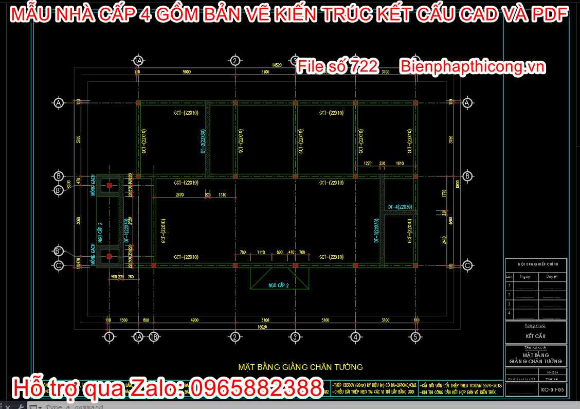 Mẫu nhà cấp 4 chi phí 800 đến 900 triệu.