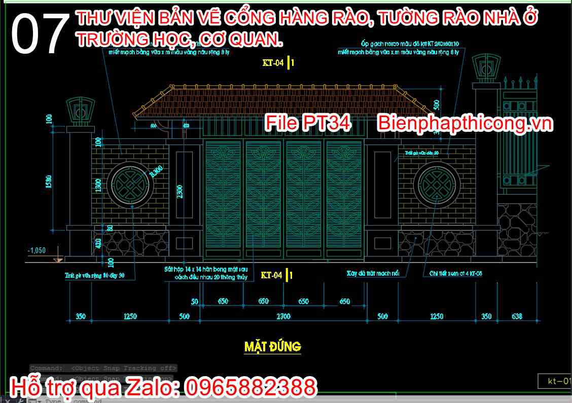 Tải bản vẽ thiết kế cổng biệt thự mái nhật cad.