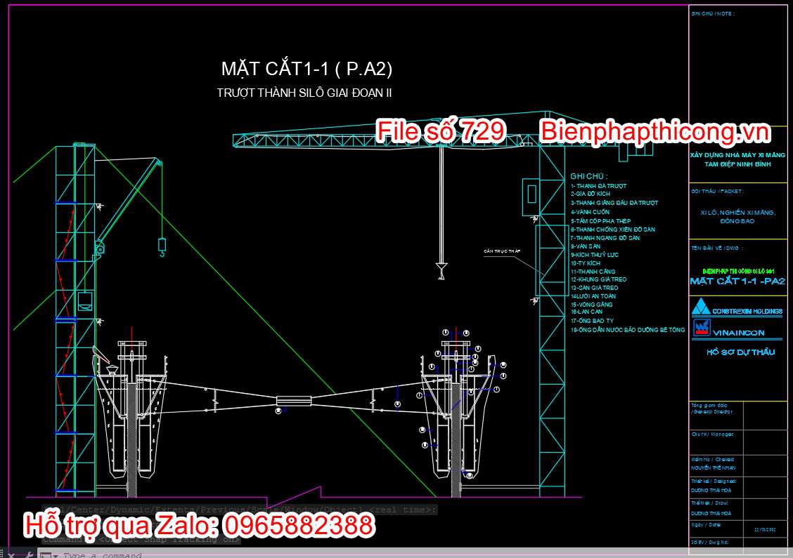 Trượt thành silo bptc.