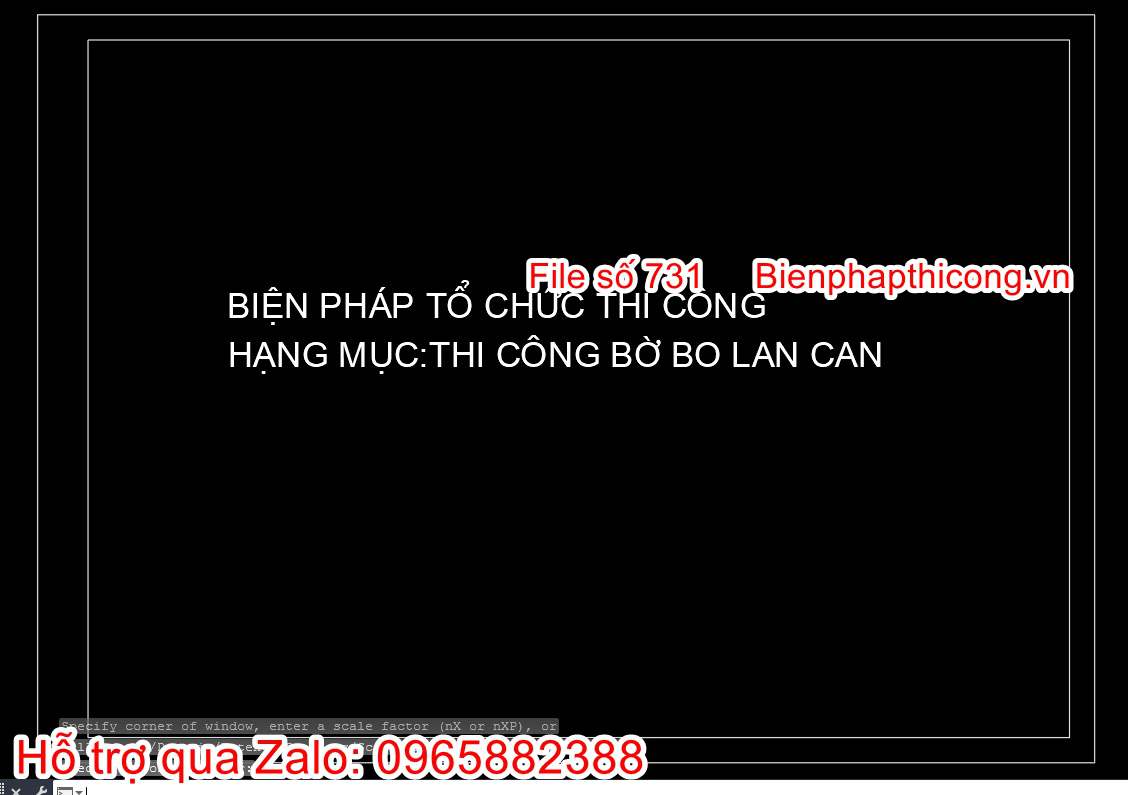 Biện pháp thi công gờ lan can cầu.
