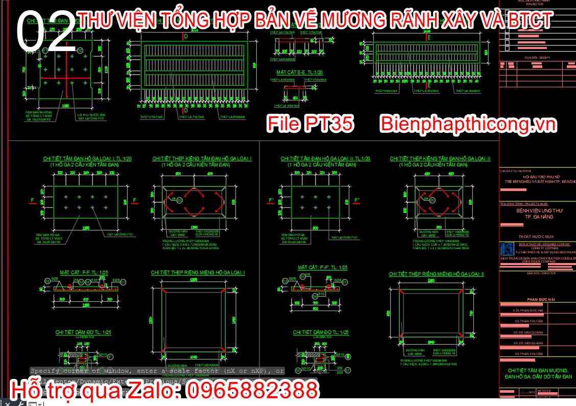 Bản vẽ thiết kế chi tiết tấm đan mương tấm đan hố ga.