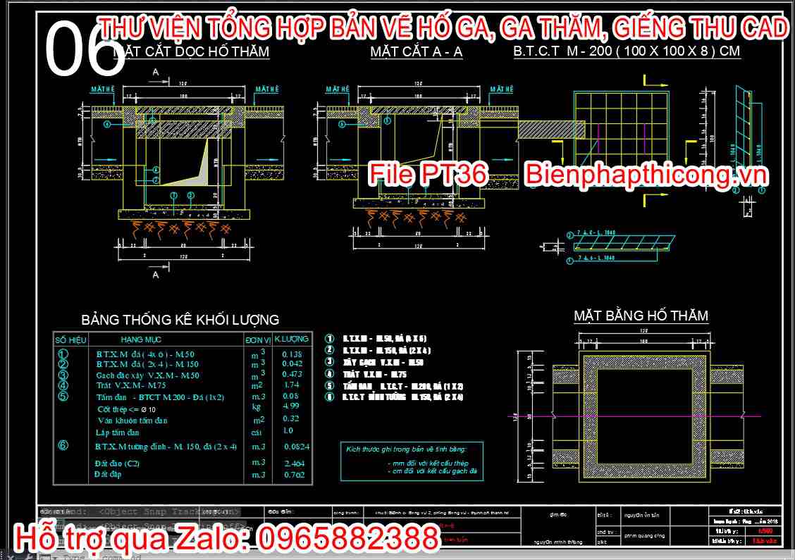 File thiết kế hố thăm thu nước đẹp.