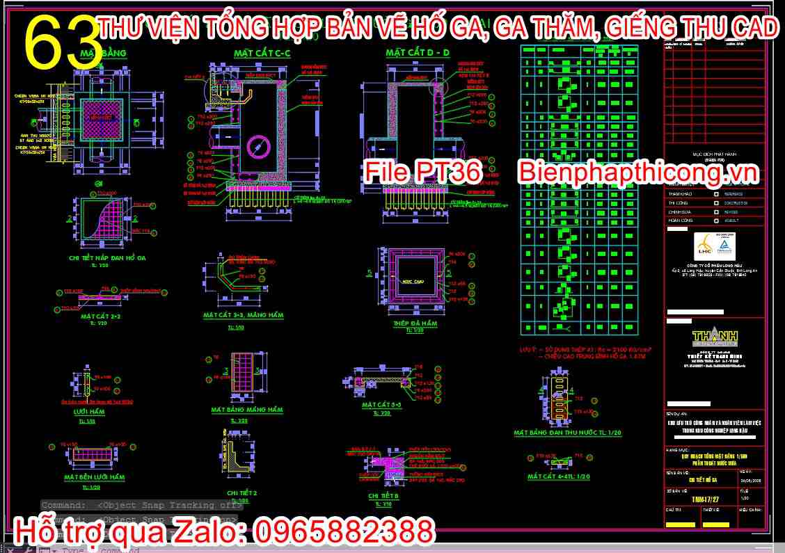 Chi tiết hố ga đặt dưới lòng đường d400.
