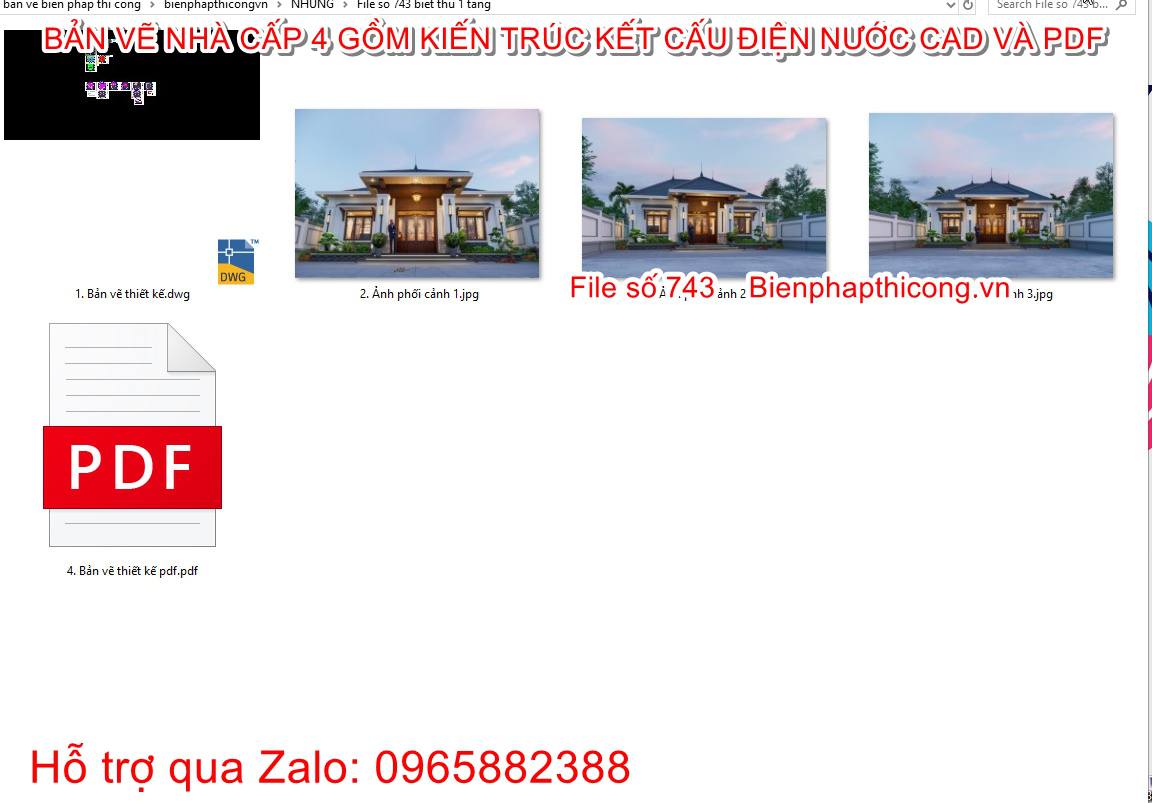 File cad thiết kế nhà cấp 4 12m x 12,5m 2 ngủ.