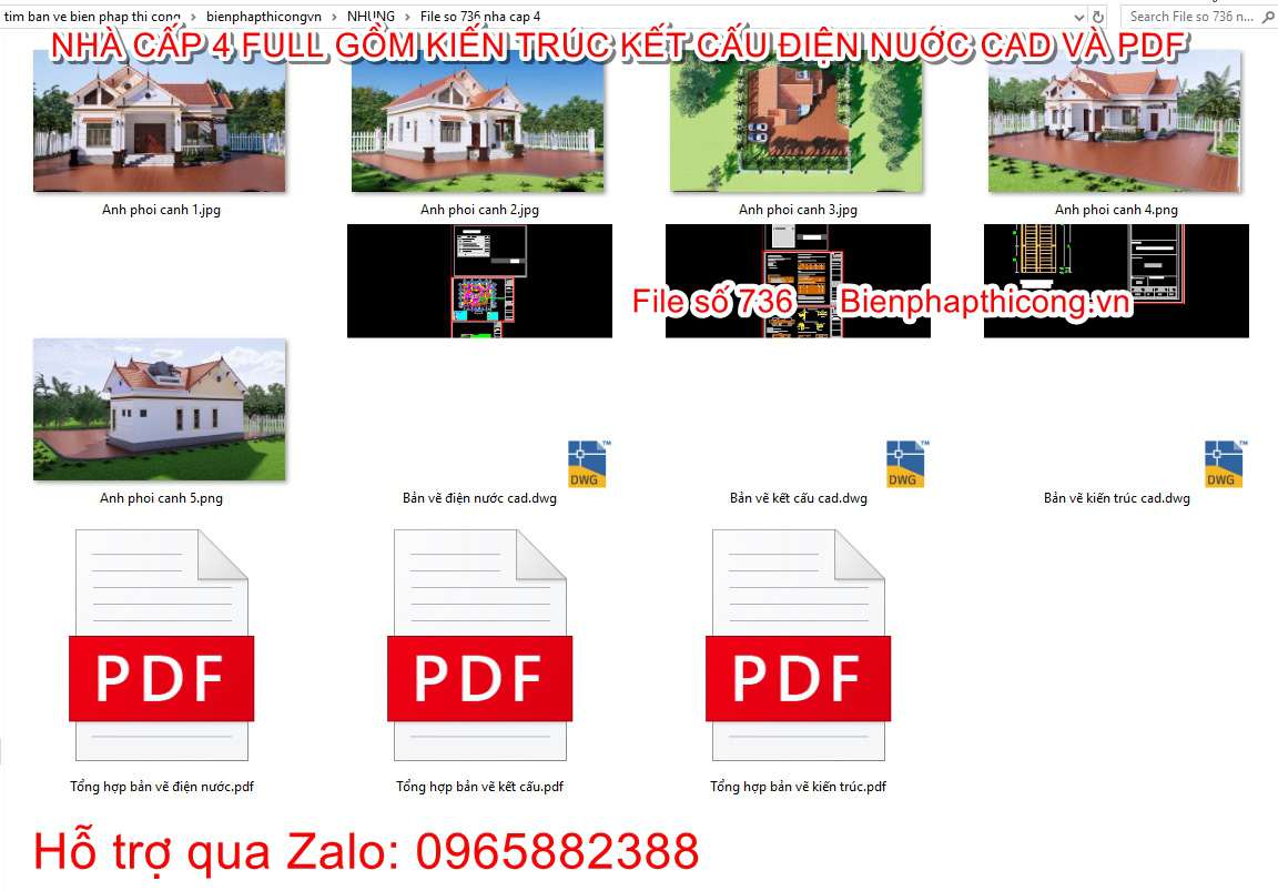 Hồ sơ bản vẽ nhà cấp 4 cad 14,5m x 11m đẹp