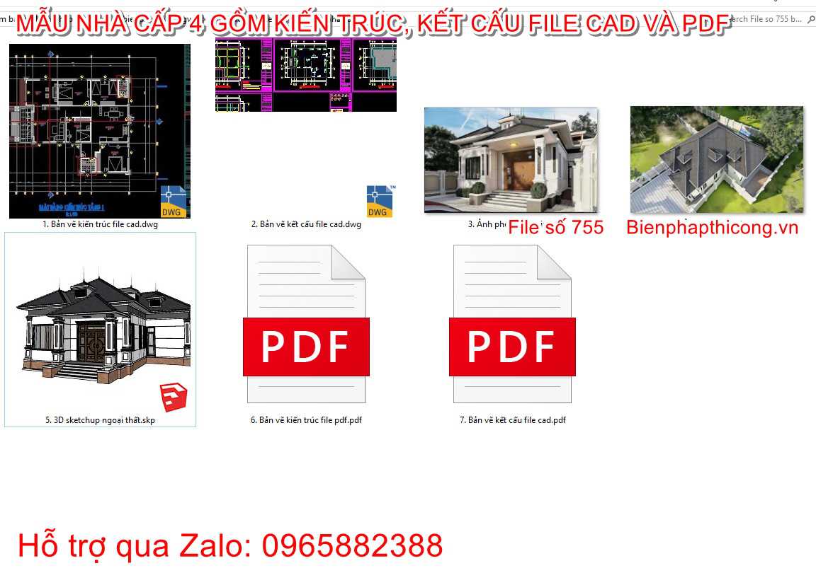 Tải bản vẽ nhà cấp 4 mái nhật 4 ngủ 13m x 14,5m 150m2.