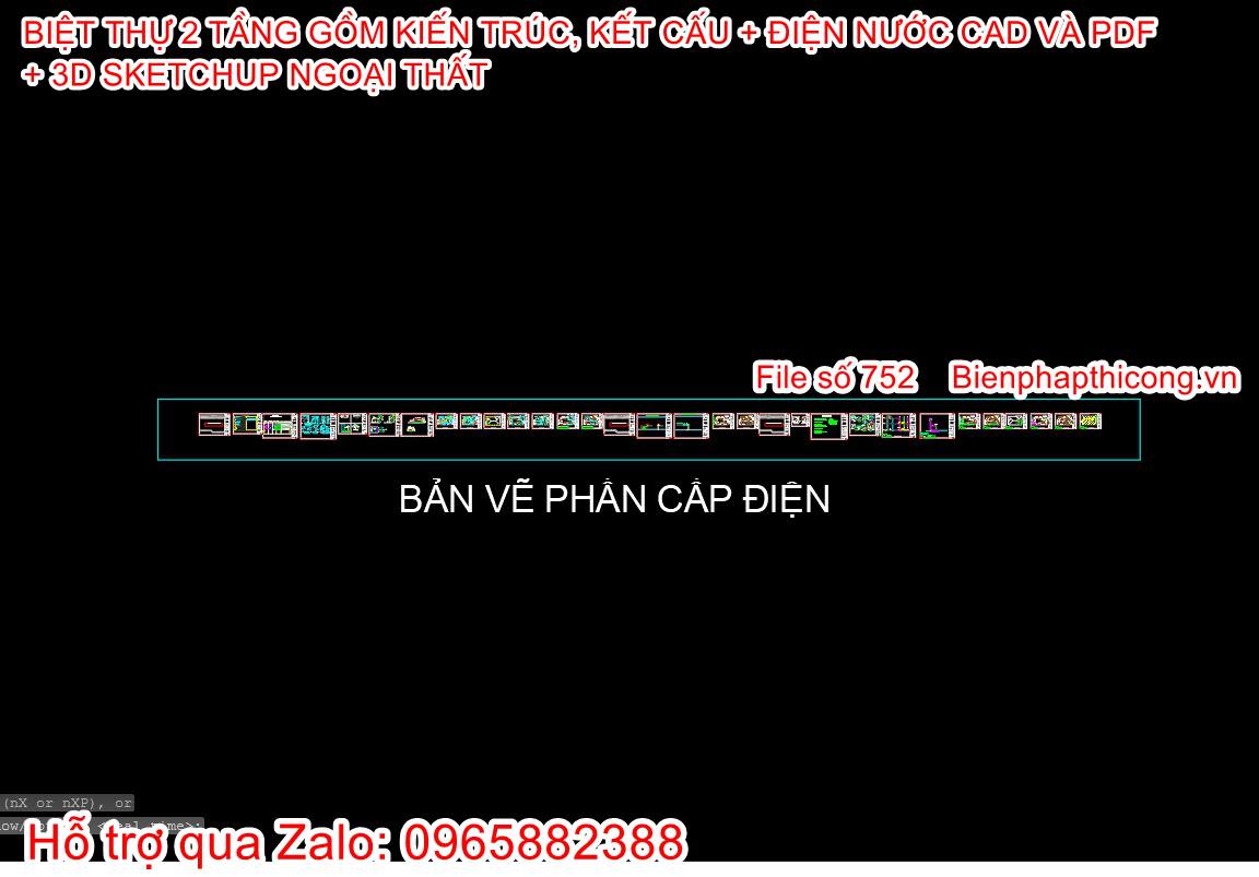 File thiết kế biệt thự 2 tầng nông thôn mái nhật 8,2m x 13m.