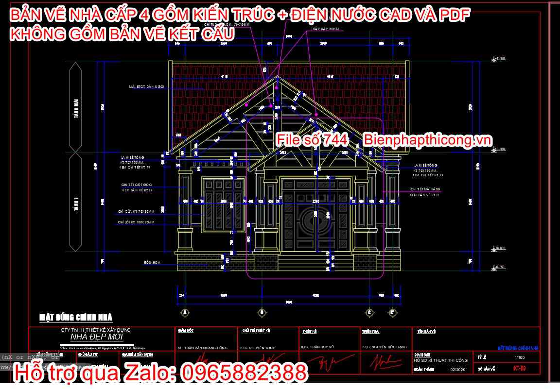 Mẫu nhà cấp 4 800 đến 900 triệu 3 ngủ đẹp.