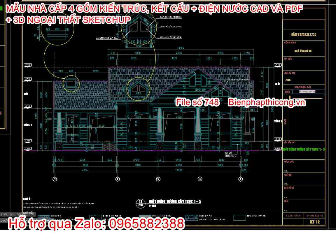 Bản vẽ thiết kế full kt kc điện nước.