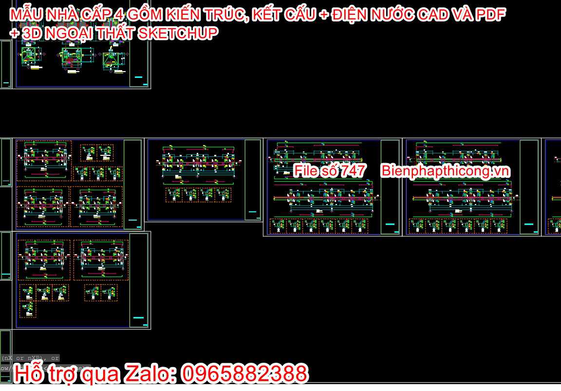 Bản vẽ thiết kế chi tiết dầm sàn nhà cấp 4 hiện đại.