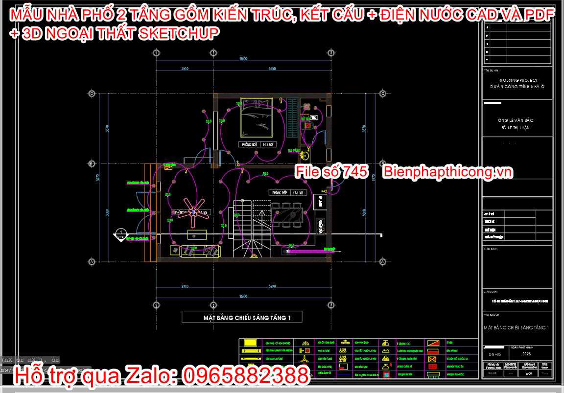Mẫu nhà phố 2 tầng full download đẹp.
