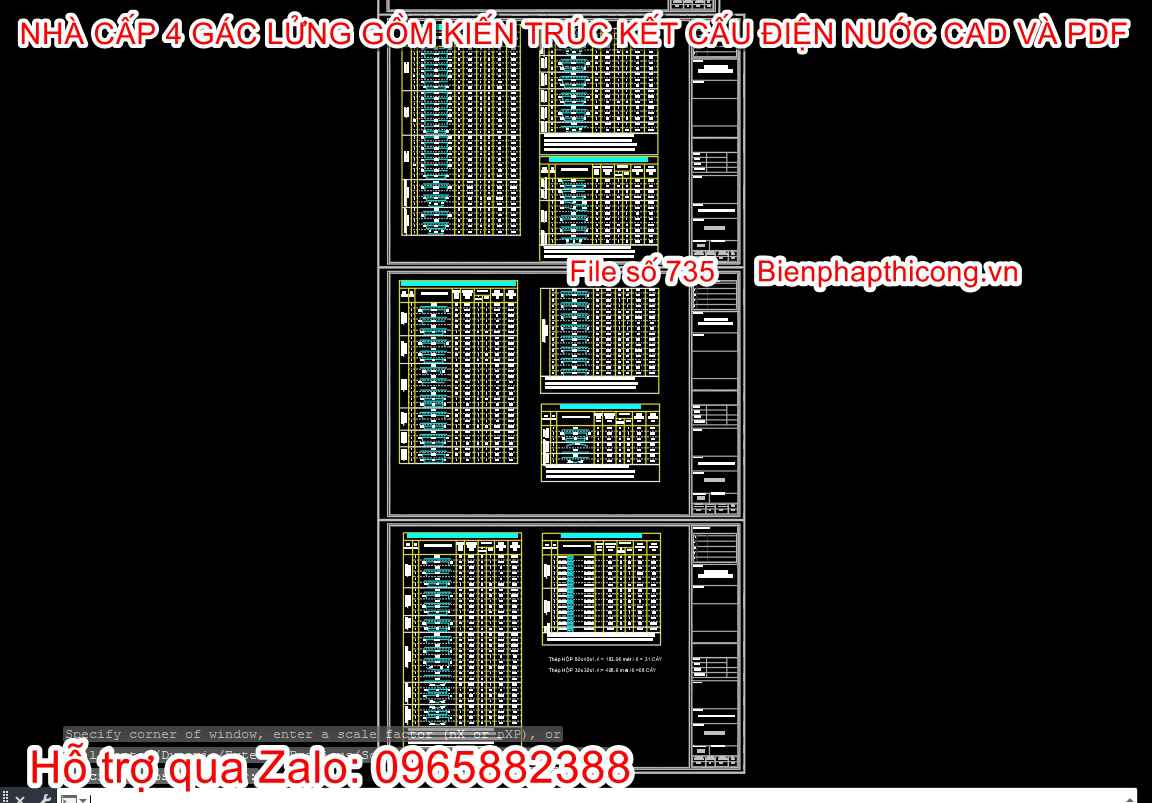Bảng thống kê thép móng mái nhà cấp 4.