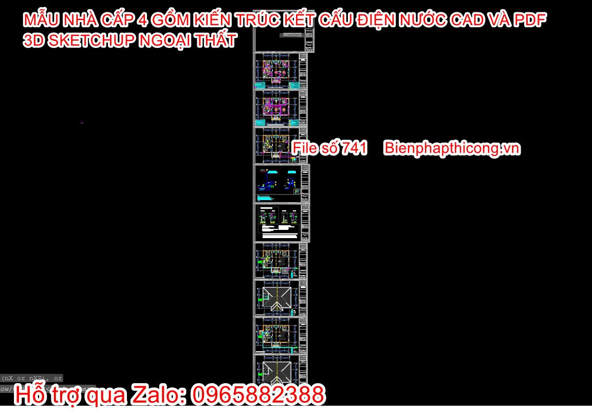 Phần điện nước nhà cấp 4 3 ngủ ngang 13,5m