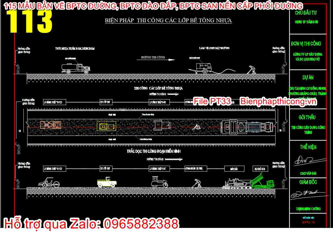 Biện pháp thi công các lớp bê tông nhựa.