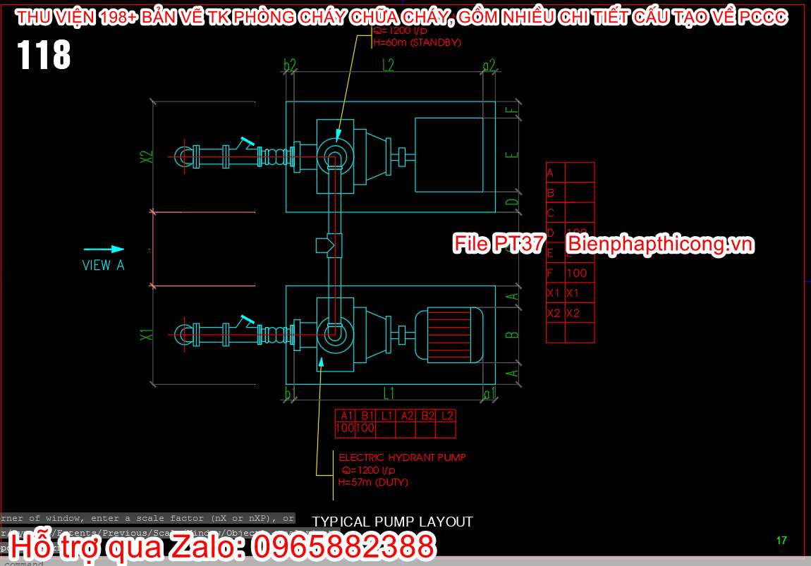 typical pump layout