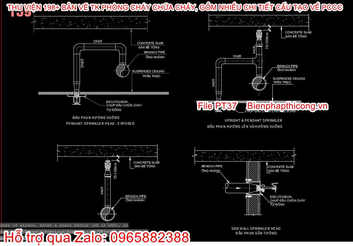 Mẫu pccc cad.