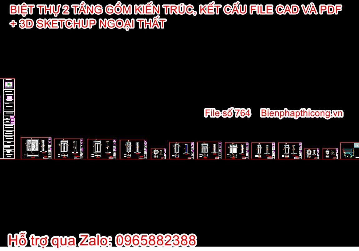 Bản vẽ thiết kế cửa nhà mái nhật tân cổ cad.