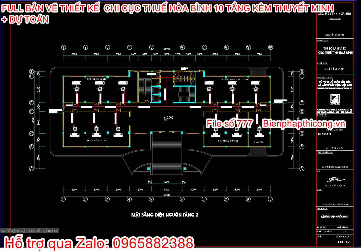 File thiết kế điều hòa không khí nhà cao tầng.