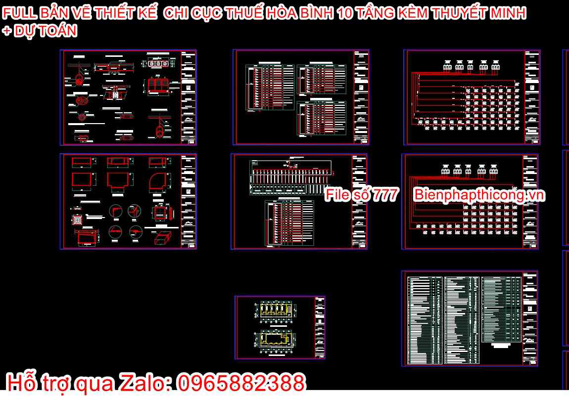 Bản vẽ thiết kế chi tiết điều hòa không khí nhà cao tầng.