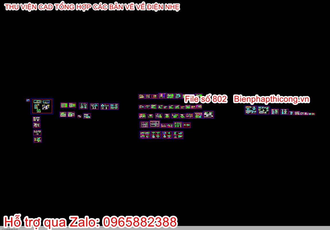 Donwload bản vẽ cad điện nhẹ hay.