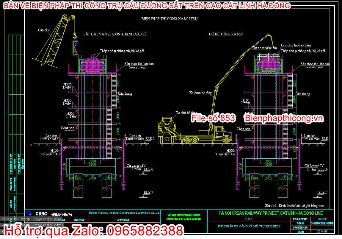Mẫu bản vẽ bptc xà mũ trụ cad.