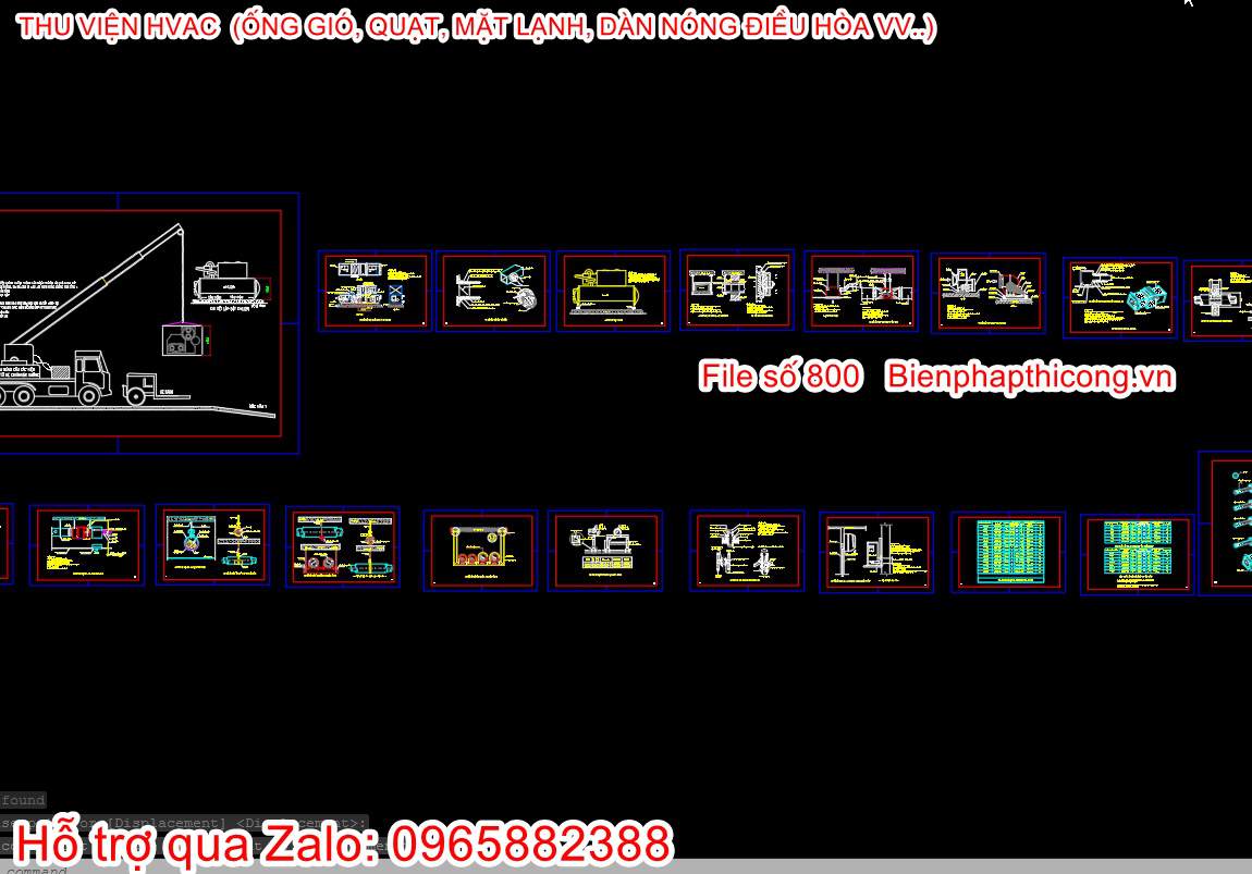 Tải thư viện hvac cad hay.