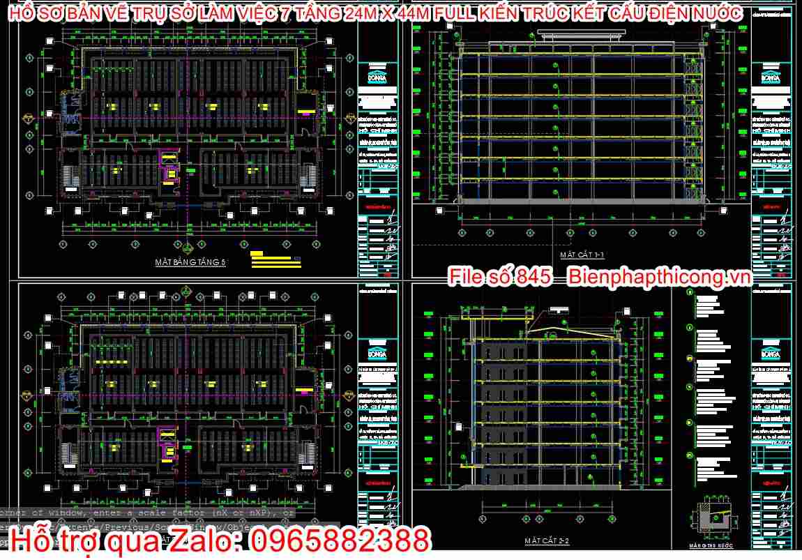 File nhà làm việc trụ sở cơ quan nhà nước cad.