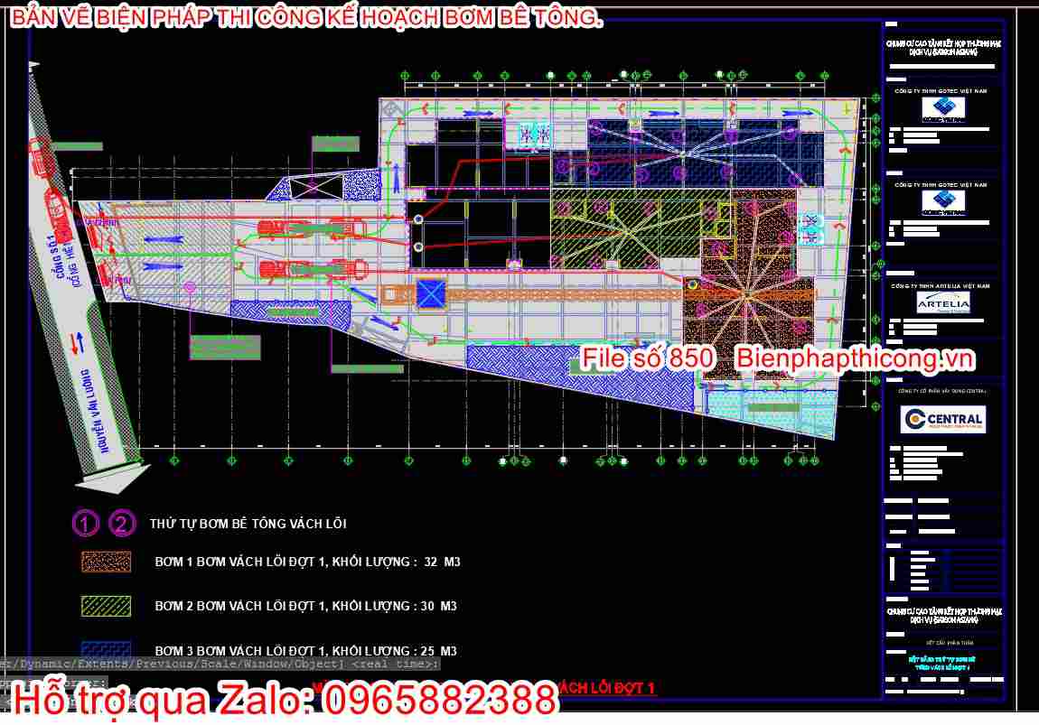 Bản vẽ bptc bơm vách lõi đợt 1.