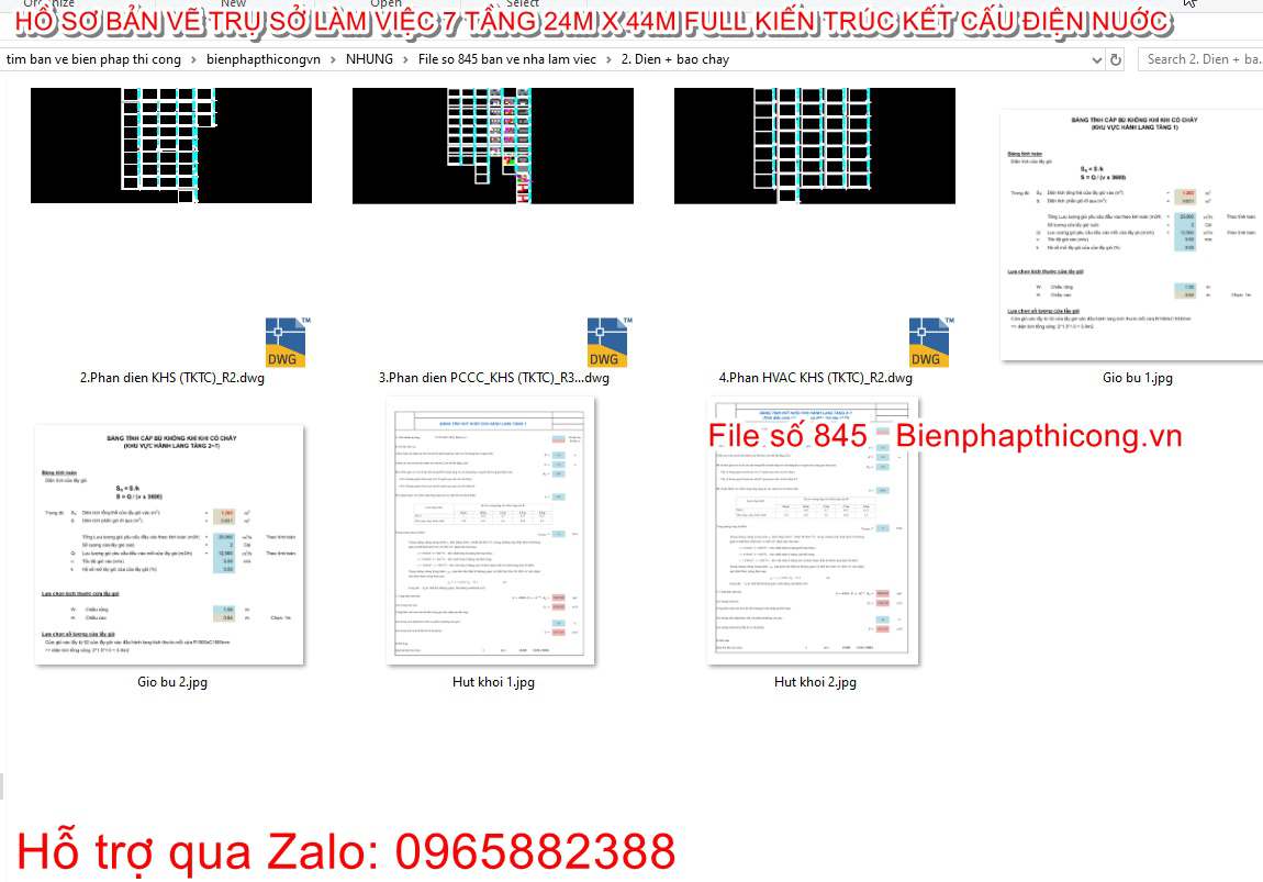 Tải bản vẽ nhà 7 tầng full kiến trúc kết cấu điện nước.
