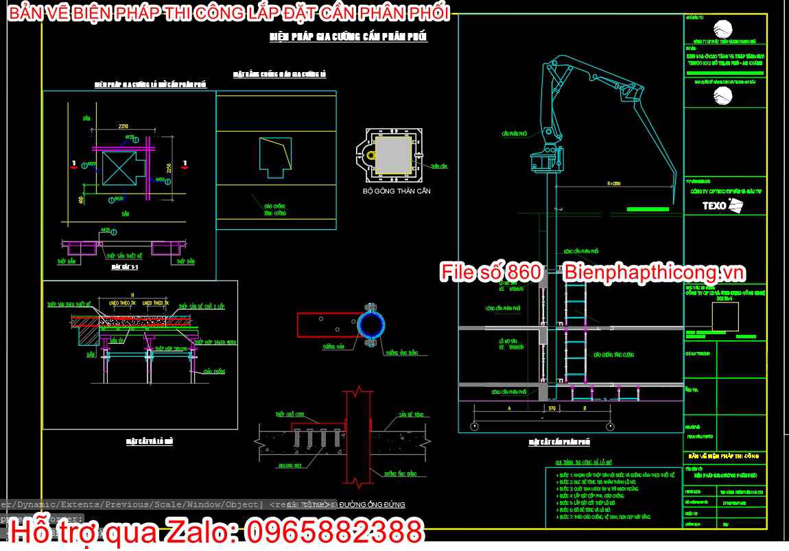 Bản vẽ bptc gia cường cần phân phối.