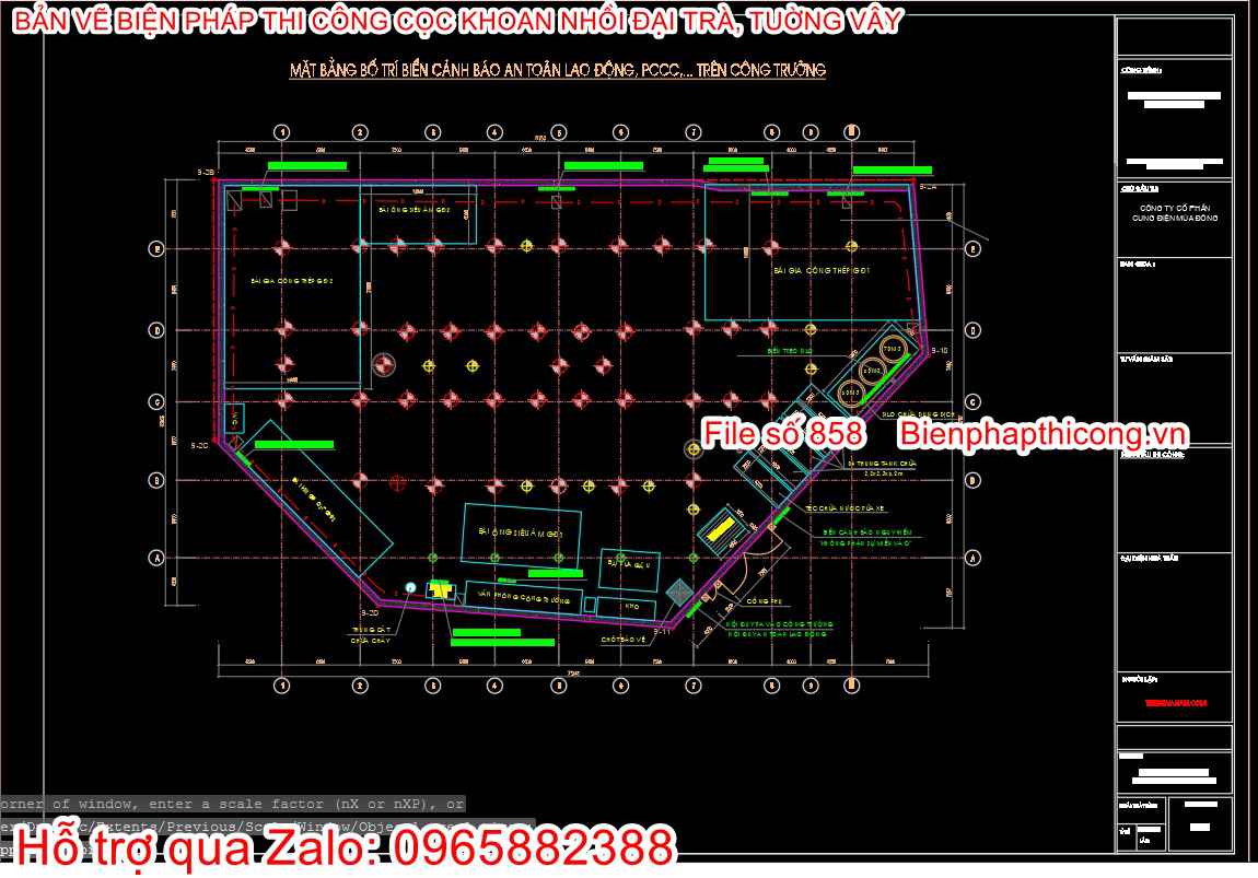 Biển cảnh báo an toàn lao động PCCC.