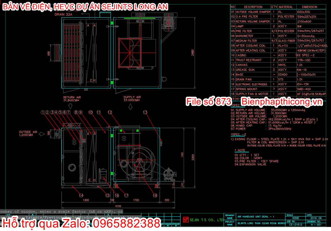 Bản vẽ cad phần điện hevc dự án.
