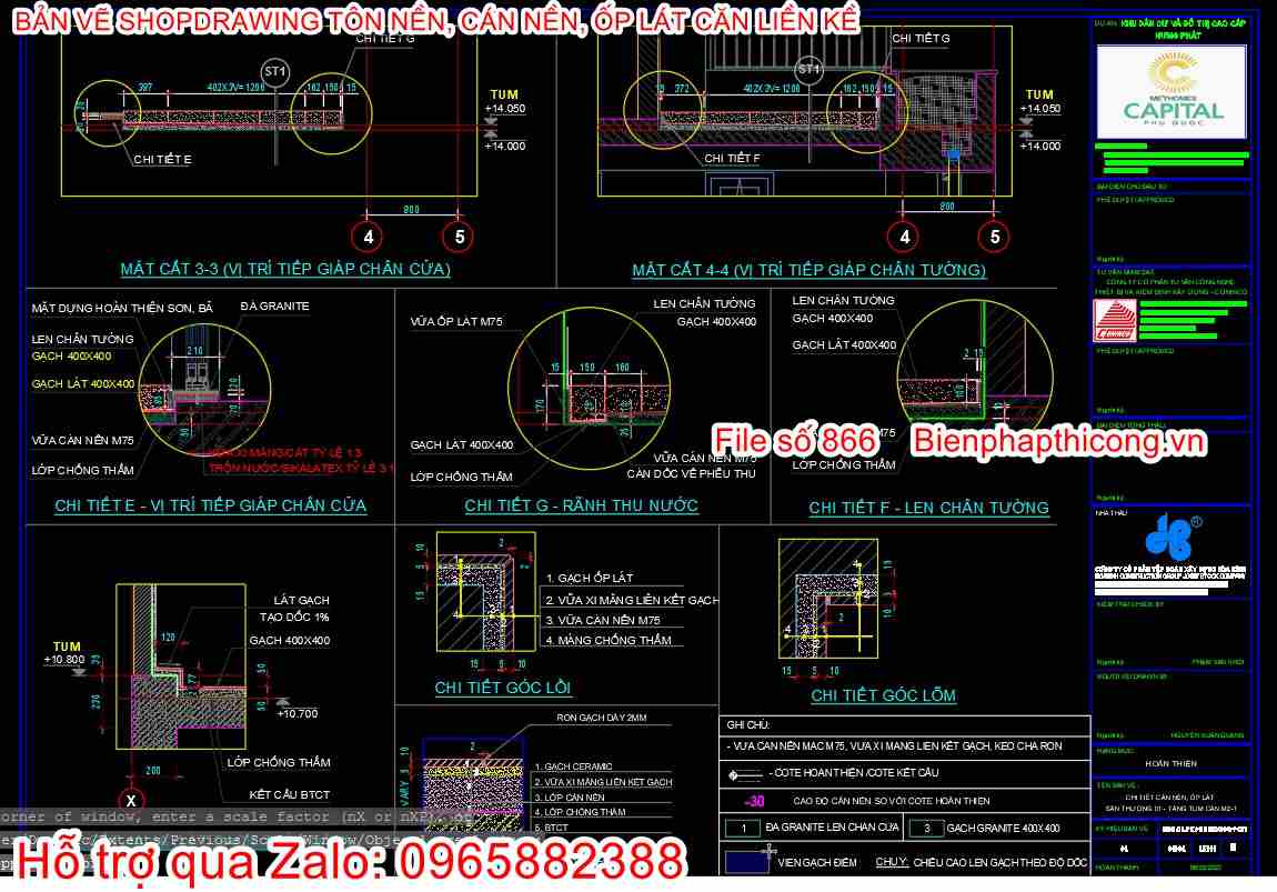 Bản vẽ cad ốp tường shopdrawing.